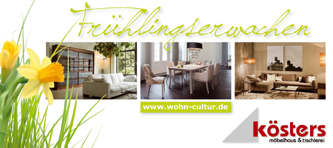 Frühlingserwachen 2012 bei Kösters Möbelhaus & Tischlerei